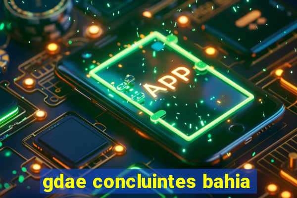 gdae concluintes bahia