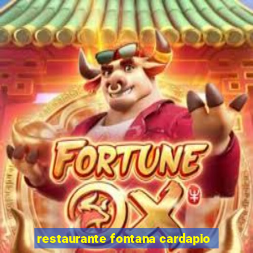 restaurante fontana cardapio