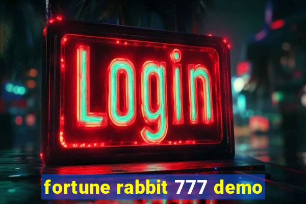 fortune rabbit 777 demo