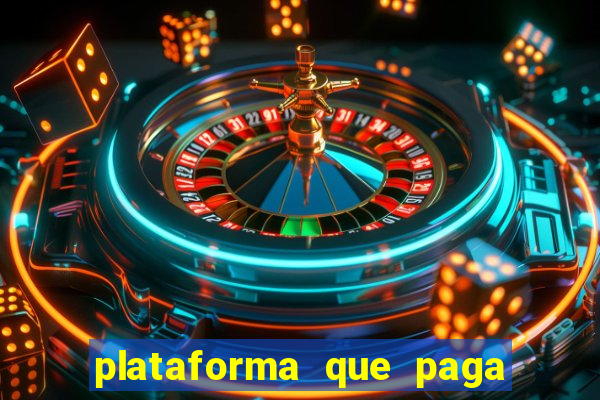 plataforma que paga fortune tiger