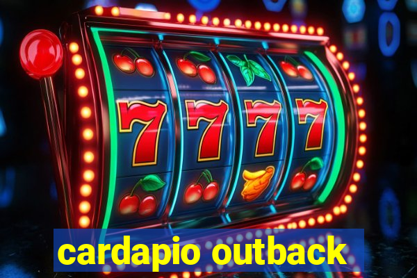 cardapio outback