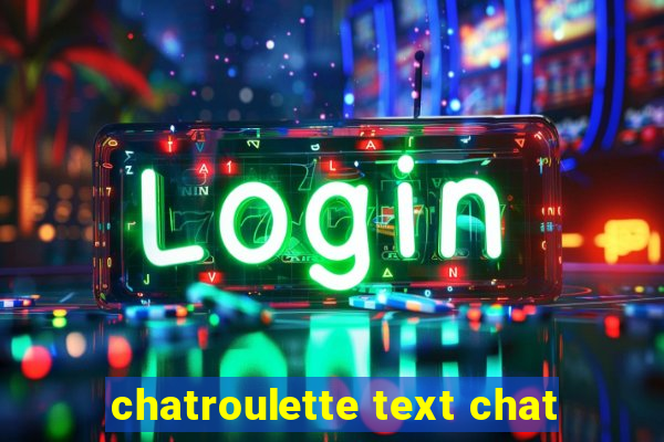 chatroulette text chat