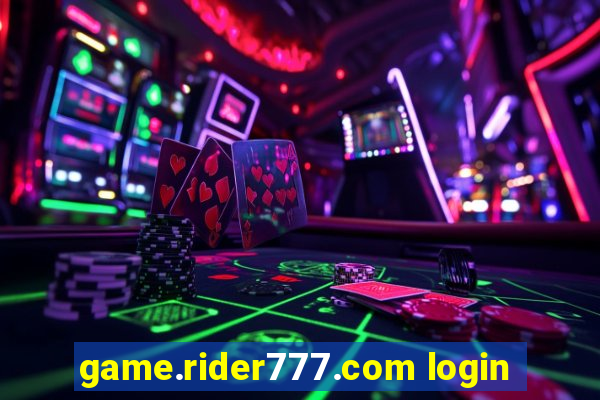 game.rider777.com login