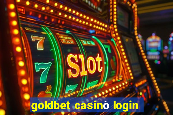 goldbet casinò login