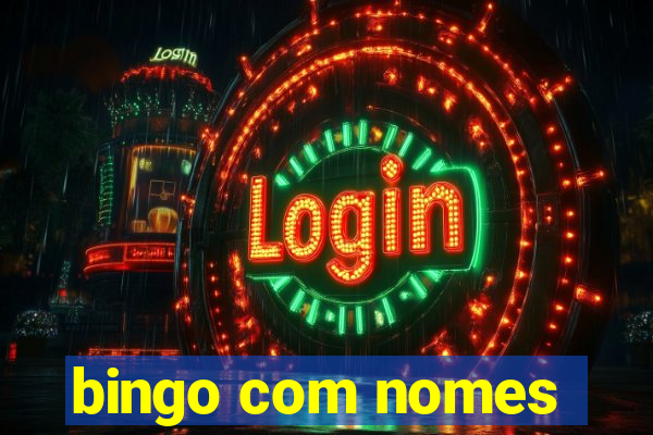 bingo com nomes