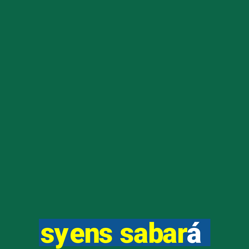 syens sabará